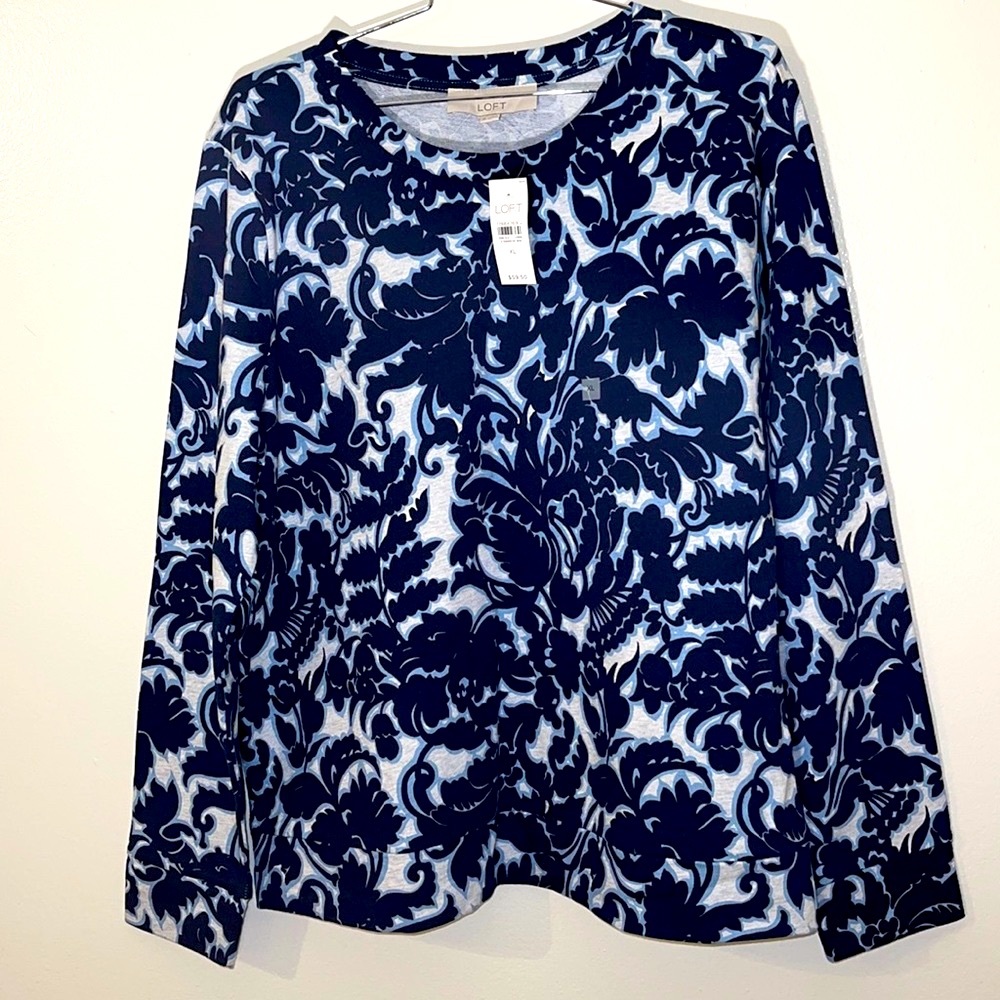 Loft sweatshirt blue , size Xl.